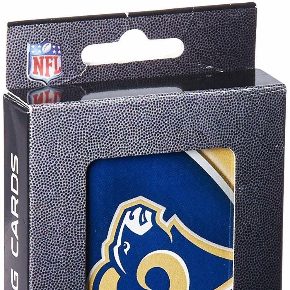 NFL LA Rams Playing Cards Deck Los Angeles CA Pro Football Playing Game NIB - Picture 4 of 6